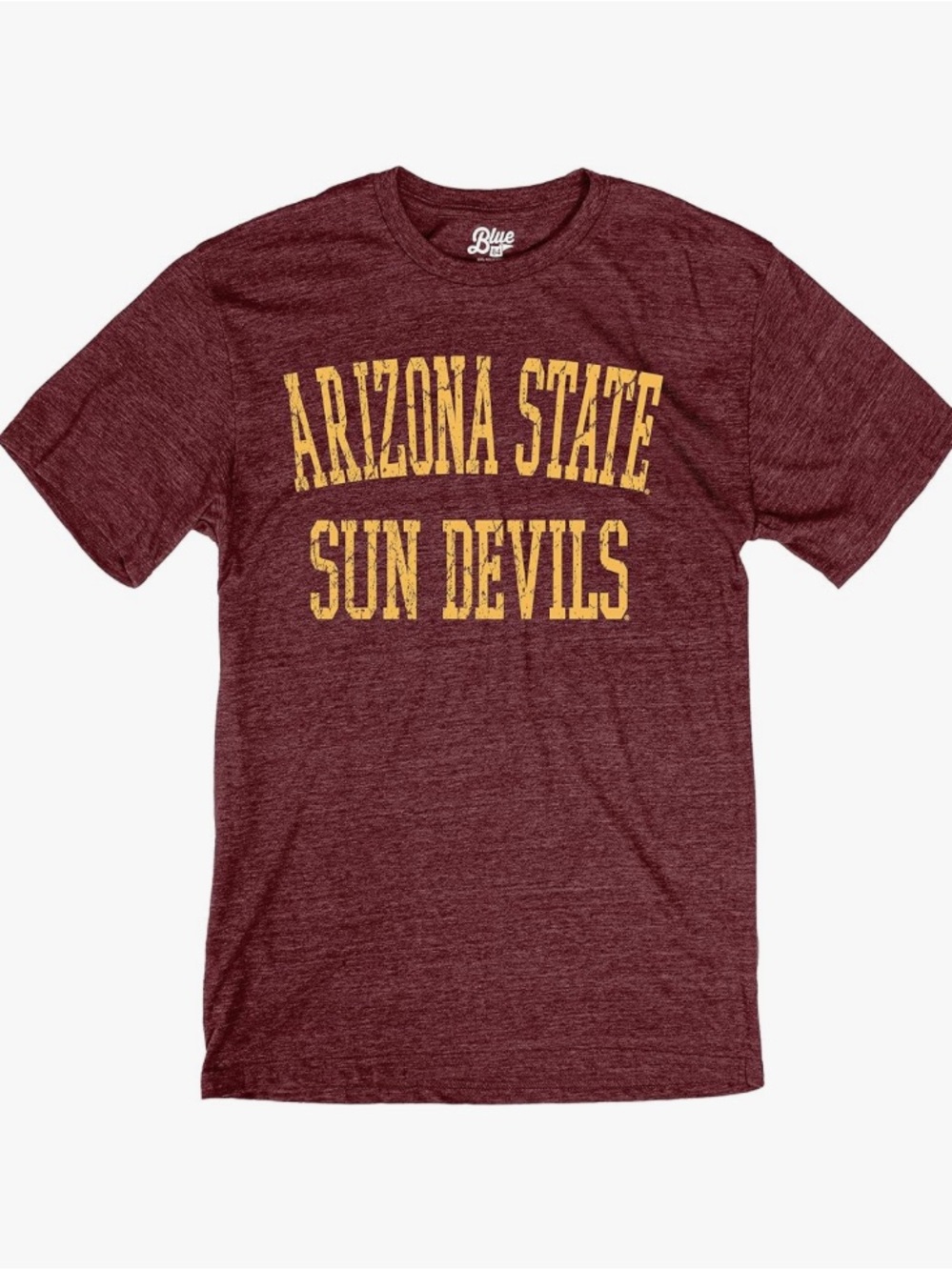 2 X TEES! Blue 84 Maroon Arizona State Soft T Shirts!
